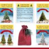Grow Your Own CHRISTMAS TREE COLLECTION 4 Packets of Tree Seeds Fraser Fir Balsam Fir Douglas Fir & Blue Spruce + Bag