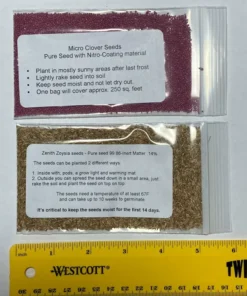 Drought Resistant Ground Cover Zenith Zoysia And Micro Clover Seeds - Grass Seeds For Lawn