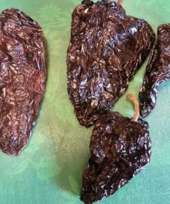 Alternative view of 40 MULATO ISLENO PEPPER Brown Mildly Hot Ancho Poblano Capsicum Vegetable Seeds