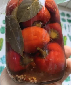 Cherry Bomb Pickling Pepper Open-pollinated (30 Seeds)
