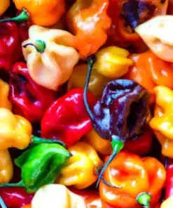 20+ Habanero Pepper Rainbow Mix Seeds | HOT Color Blend, Non-GMO Vege,