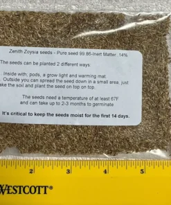 Zenith Zoysia Grass Seeds 1/8 Of A Pound (2 Ounces ) - Grass Seeds For Lawn