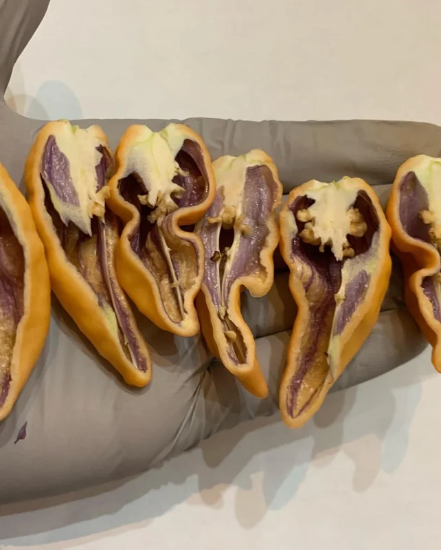 Purple Ghost Scorpion Orange Pepper Seeds - Hot Pepper Variety