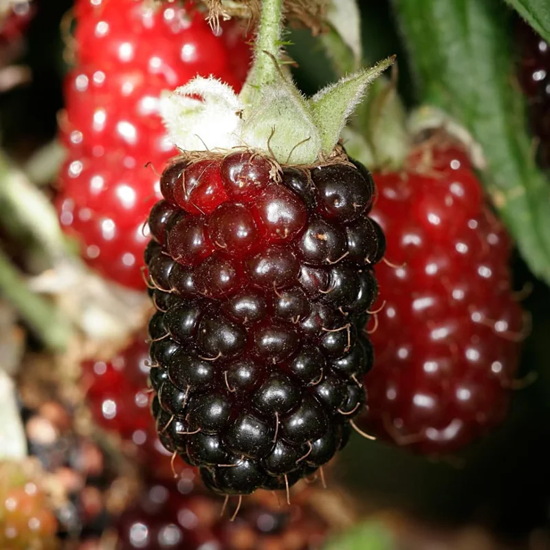 2 Boysenberry Live Plants 5-8 Inch Tall, Sweet Fruit Bush for Outdoor Planting - Image 2