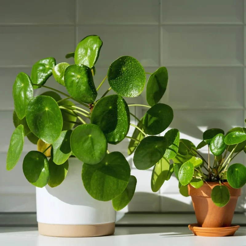 3 Money Tree Live Plants, Pilea Peperomioides, 5-7 Inches Tall, Indoor Outdoor - Image 2