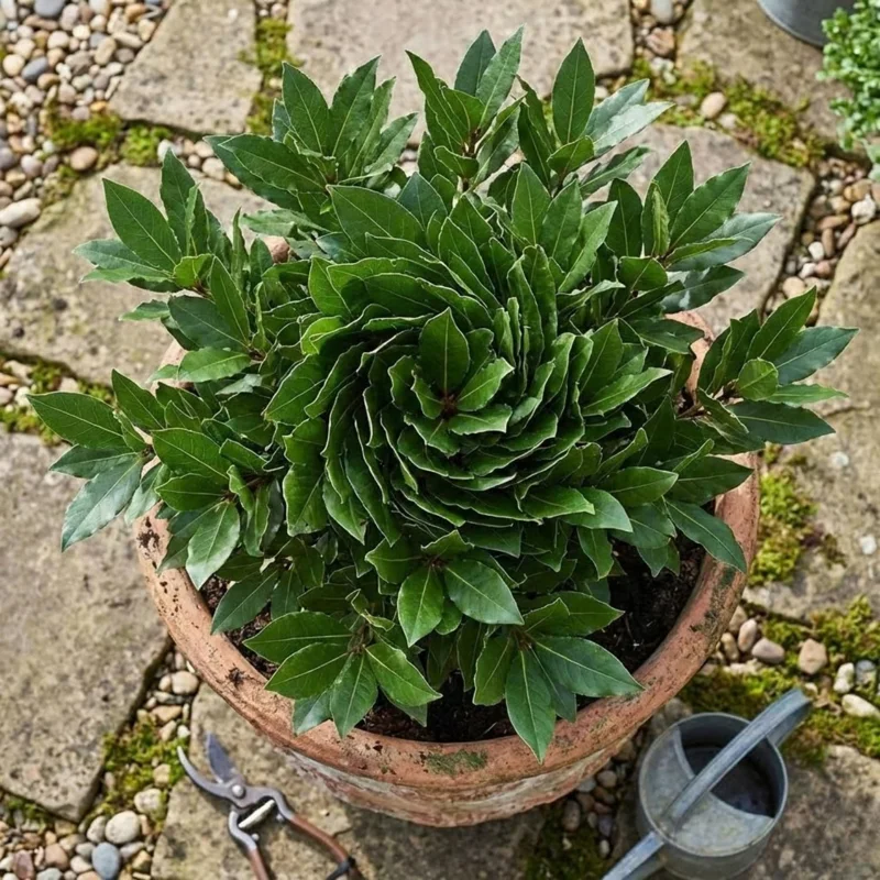 Bay Leaf Live Plant - 5-8" Tall Laurus Nobilis Tree - Fragrant Culinary Herb - Image 1