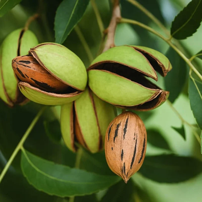 Pecan Tree Live Plant – 2-3 Feet Tall – Cold Hardy Nut Tree for Outdoor - Image 8