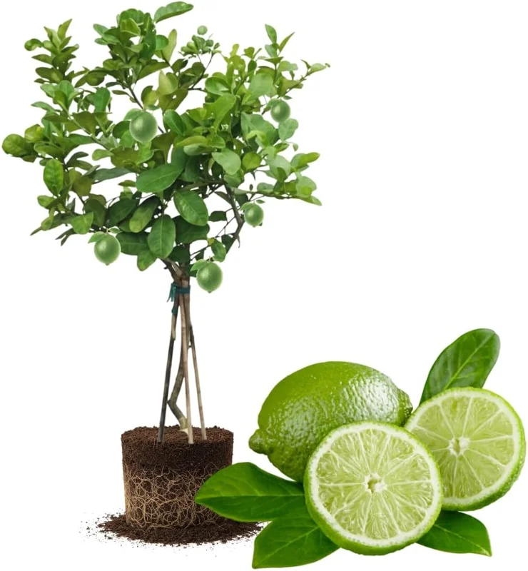 Seedless Lime Live Plant – 3 ft Fruit Tree in 5 Gallon Pot, Indoor/Outdoor - Image 1