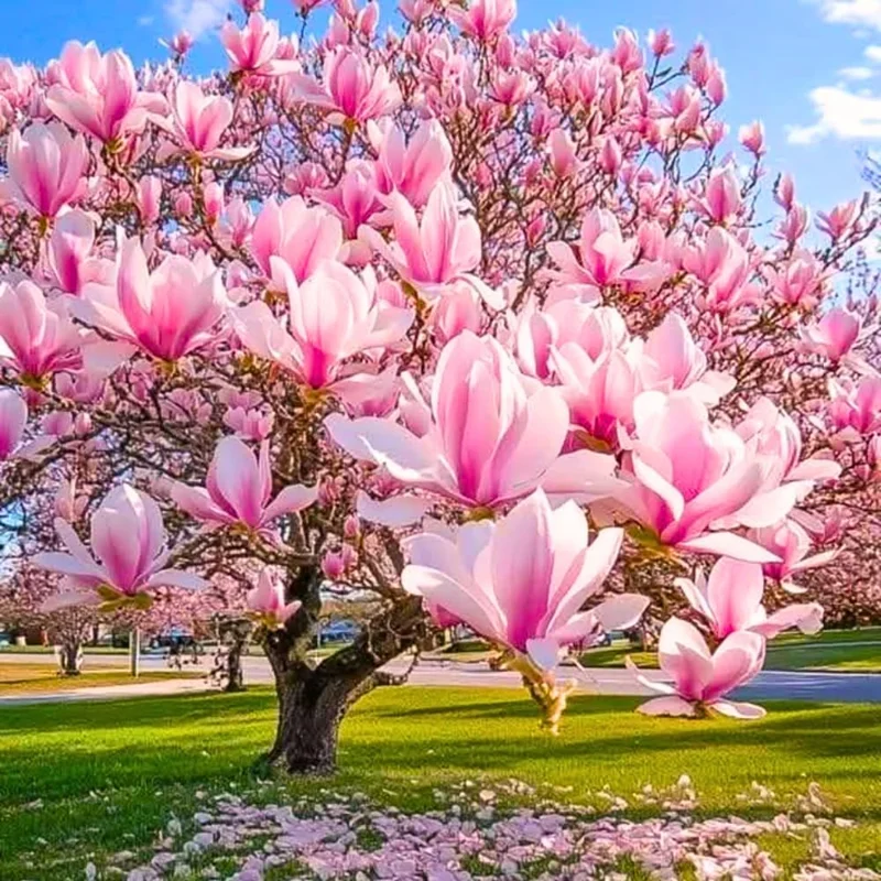 Set of 2 Jane Magnolia Tree Live Cuttings, 8-12 Inches Tall, Outdoor Hardy - Image 2