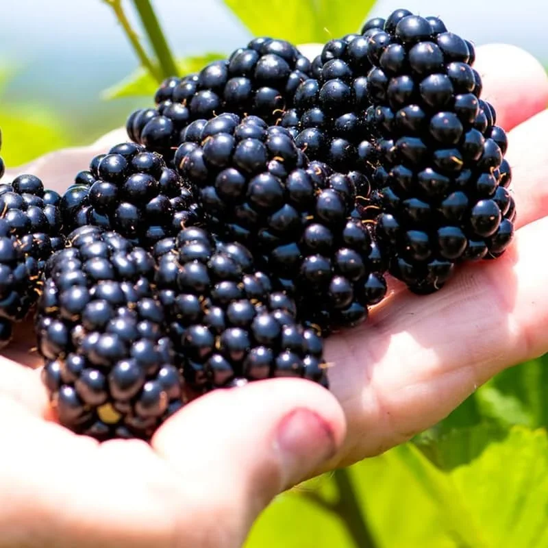 Thornless Arapaho Blackberry Live Plant - 2 Pack - Sweet Fruit Bush 5-8 Inch Tall - Image 2