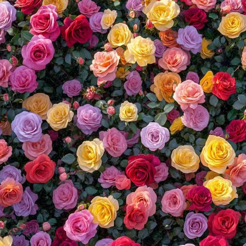 Yellow Deep Red Striped Climbing Rose Live Plant – Fragrant Bush, 5-9 Inches Tall, Well-Rooted - Image 1