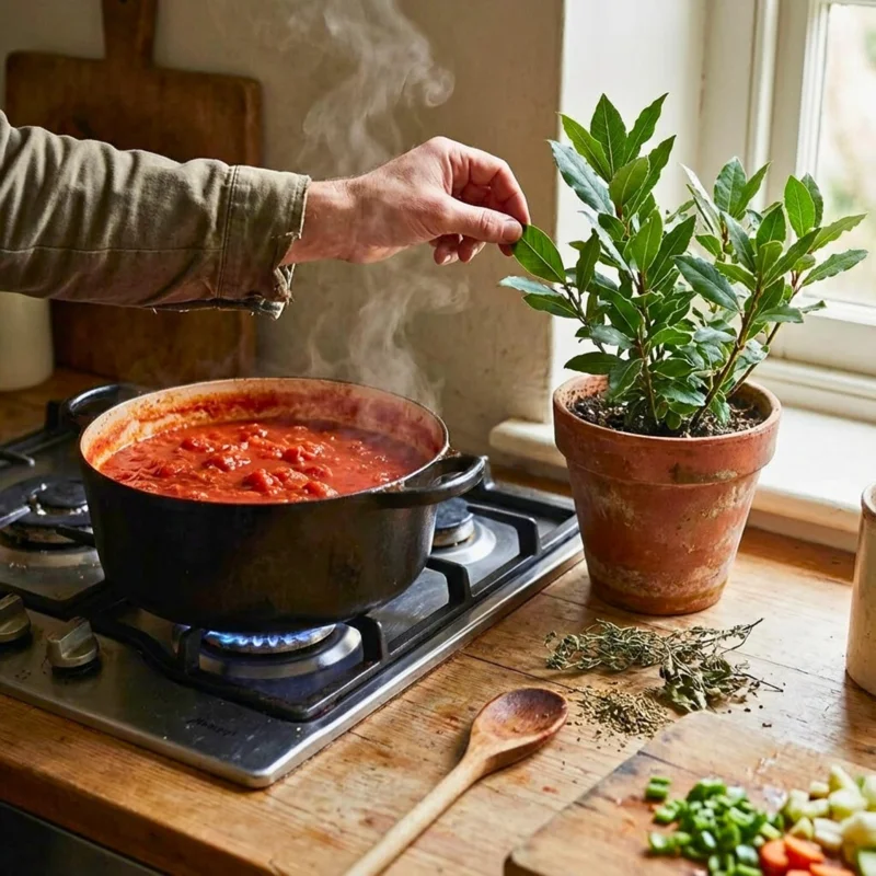 Bay Laurel Live Plant, 1 Year Old Laurus Nobilis, 8-10 inches Tall, Fragrant Culinary Herb, Indoor/Outdoor - Image 2