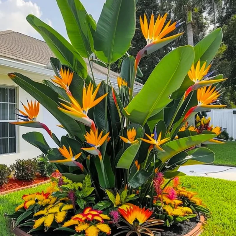 Bird of Paradise Live Plant – Tropical Houseplant, 6-8" Tall – Indoor/Outdoor - Image 2