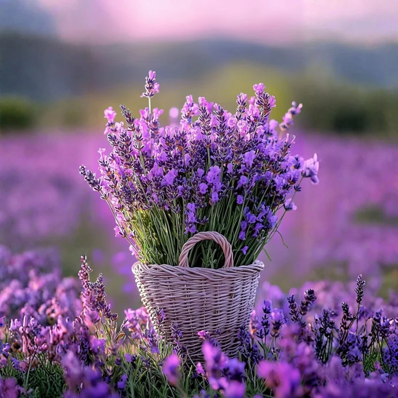 French Lavender Live Plant – Fragrant Decorative Lavender – 4'' Potted Plant - Image 1