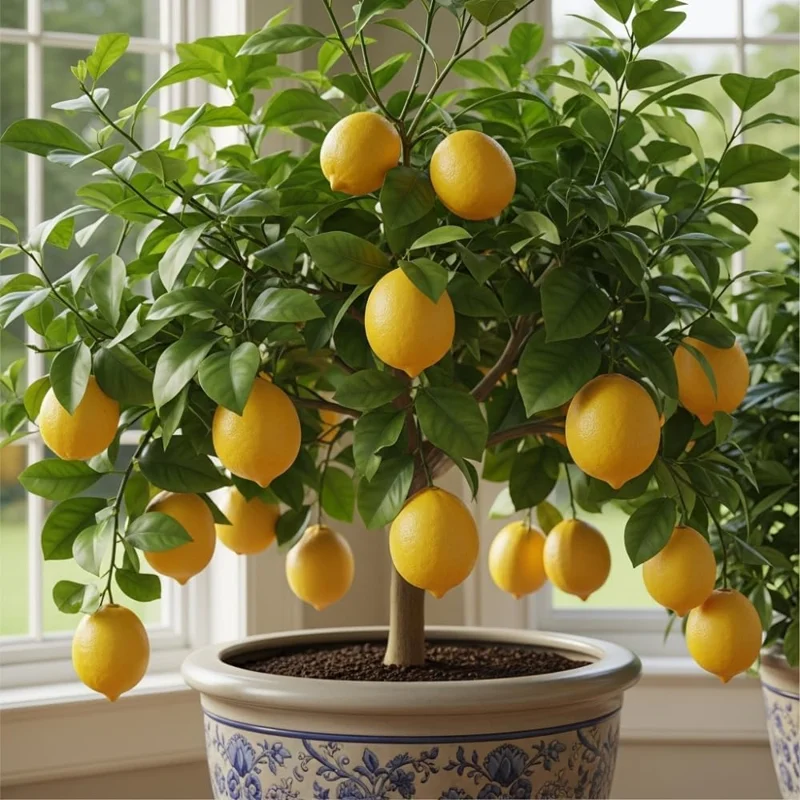 Meyer Lemon Tree Live Plant - 2-3 Inch Potted Seedling, Tropical Fruit - Image 6