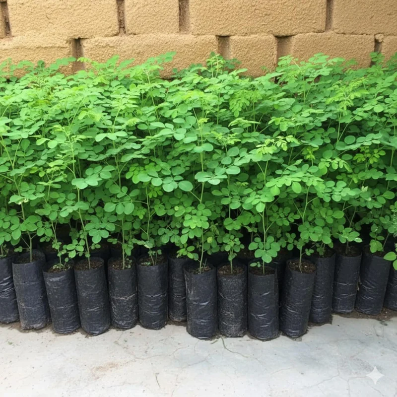 Moringa Live Plant - Moringa Oleifera Tree 6-10'' Tall, 4'' Pot, Outdoor Ready - Image 2