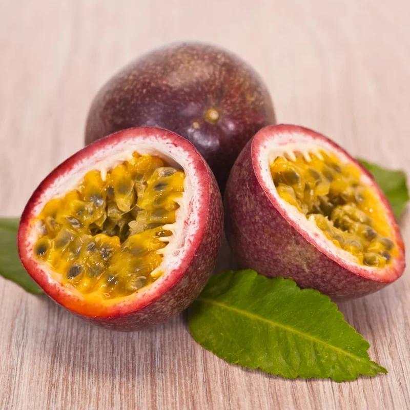 Yellow Passion Fruit Live Plant - 4 Inch Pot, 8-12 Inch Tall Vine, Tropical, Outdoor - Image 1