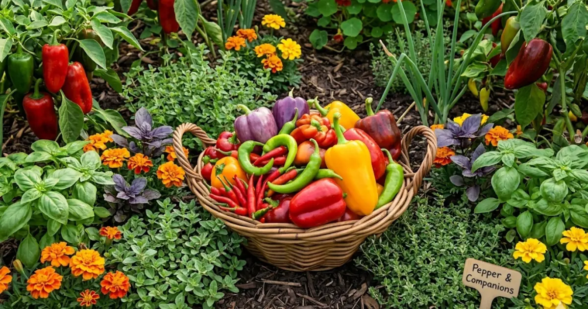 Top Pepper Companion Plants: Boost Yield & Save Space