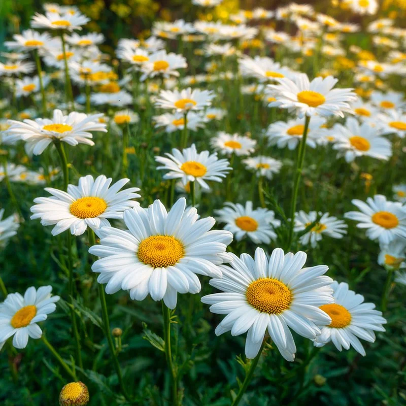 Alaska Shasta Daisy Seeds - 100 Count - Classic White Perennial Blooms - Image 1