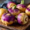American Purple Top Rutabaga Seeds - 200 Heirloom Root Crop Seeds - Image 1