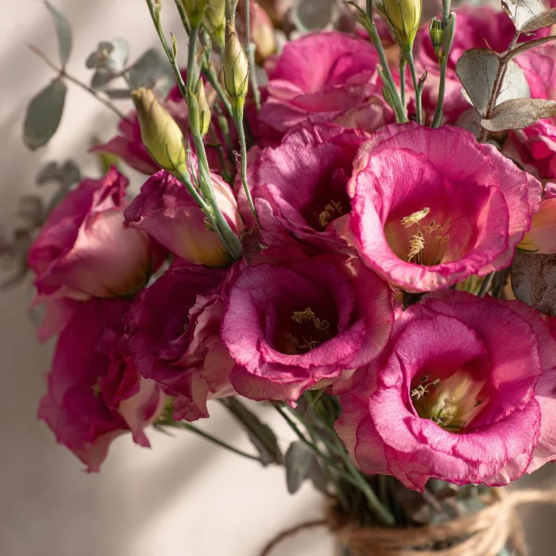 Arena III Red Lisianthus Seeds - 25 Rich Berry Rose Eustoma Grandiflorum Seeds - Image 2