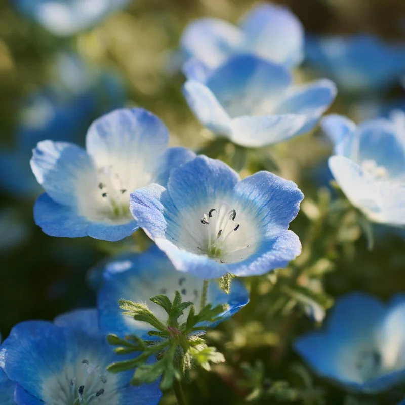 Baby Blue Eyes Flower Seeds – Nemophila Menziesii – 200 Seeds – Delicate Sky-Blue Annual - Image 2