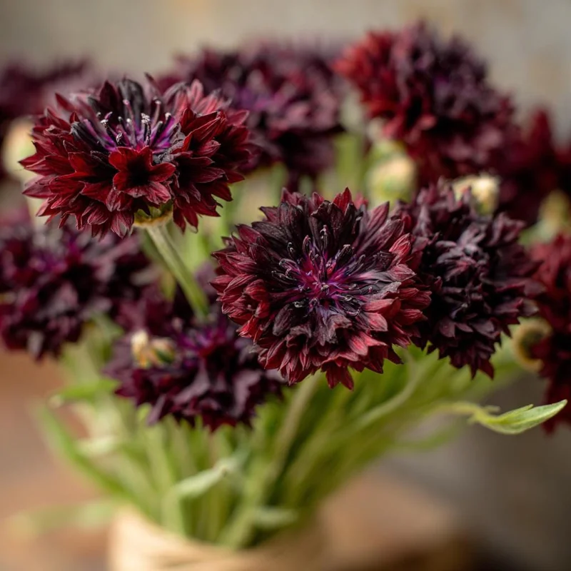 Black Cornflower Seeds - 100 Centaurea Cyanus Edible & Ornamental Blooms - Image 5