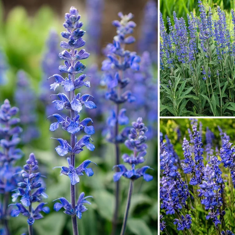 Blue Sage Seeds – Vibrant Blue-Purple Blooms, 100 Seed Pack, Pollinator Friendly - Image 2
