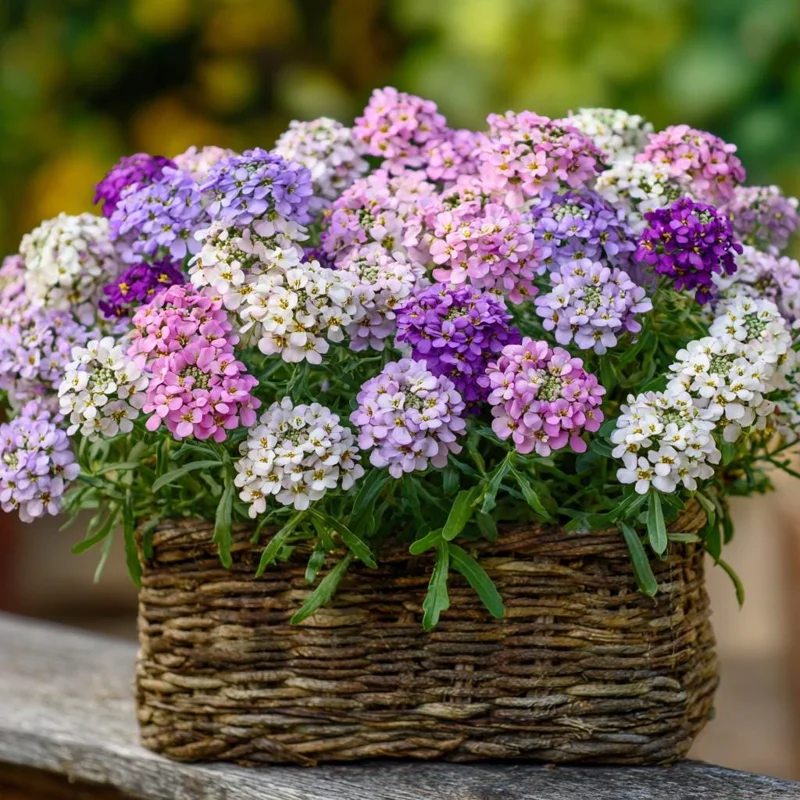 Candytuft Mixed Color Seeds - Heirloom Iberis umbellata - 200 Seeds - Image 1