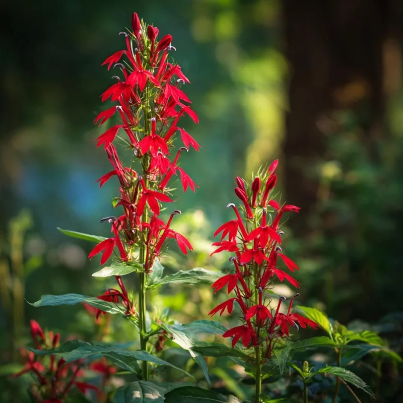 Cardinal Flower Lobelia Seeds - 250 Heirloom Lobelia cardinalis for Pollinators - Image 2