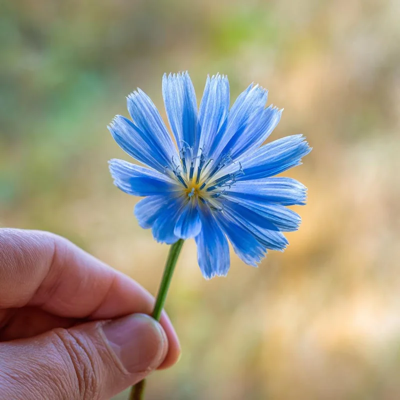 Chicory Seeds - 200 Seeds for Bright Blue Blooms & Edible Leaves - Pollinator Friendly - Image 7