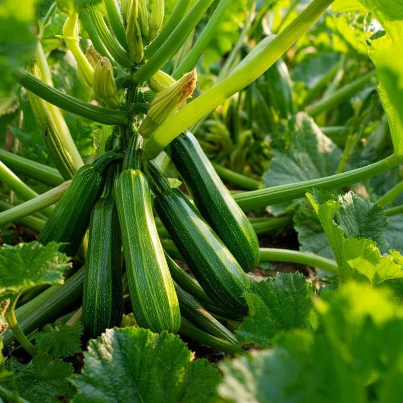 Cocozelle Summer Squash Zucchini Seeds - 20 Heirloom Cucurbita pepo - Image 3
