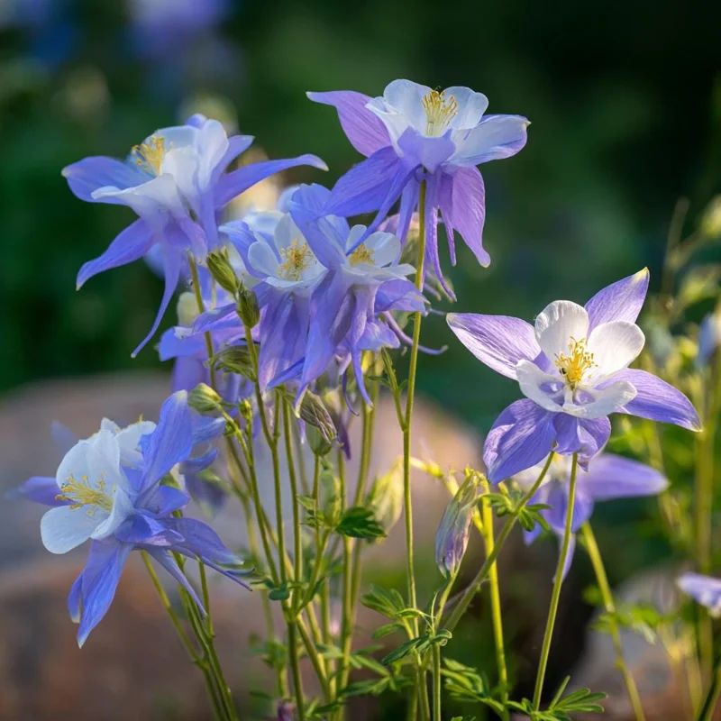Colorado Blue Columbine Seeds - 100 Count - Perennial Pollinator Flowers - Image 2