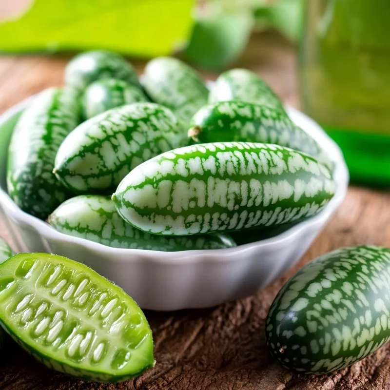 Cucamelon Mouse Melon Seeds 10 Count - Unique Mini Cucumber-Like Fruits - Image 3
