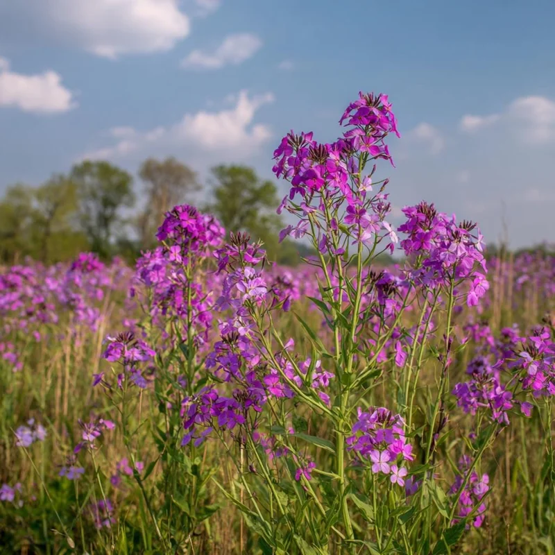 Dames Rocket Seeds 300 Count - Heirloom Hesperis matronalis for Gardens & Pollinators - Image 2