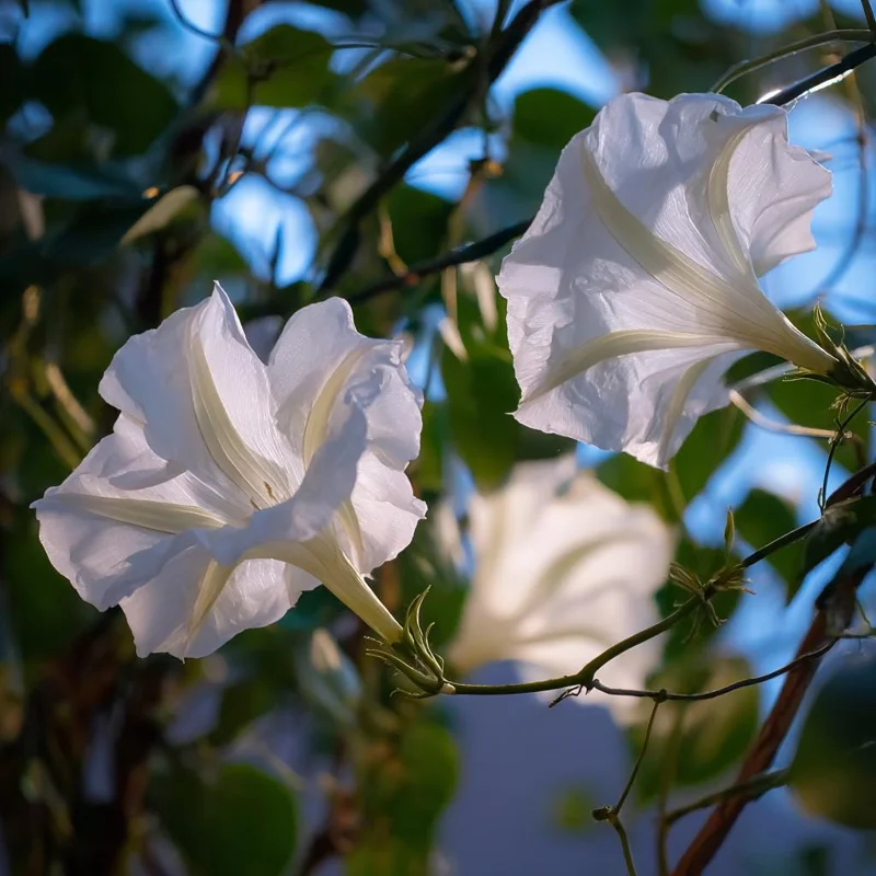 Fragrant Moon Vine Seeds – 15 Night Blooming White Flowers – Outdoor - Image 2