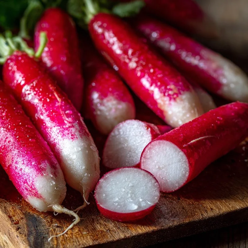 French Breakfast Radish Seeds - 250 Crisp Mild Heirloom Radish Seeds - Image 2