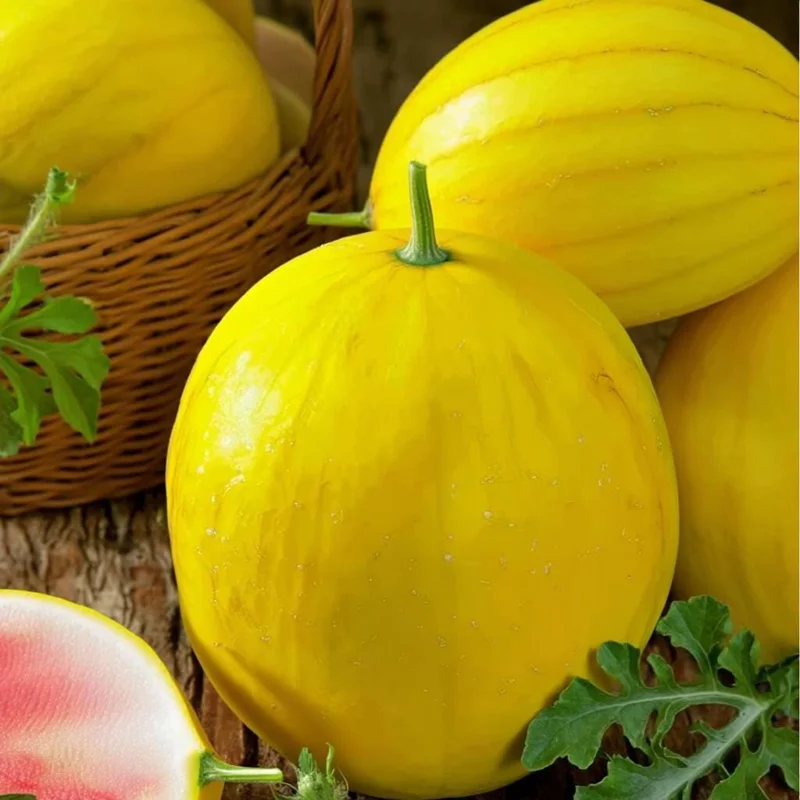 Golden Midget Watermelon Seeds - 10 Mini Sweet Melon Seeds for Gardens & Containers - Image 3