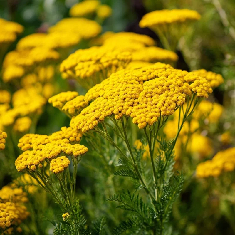 Golden Yarrow Seeds - 500 Heirloom Achillea filipendulina for Pollinators - Image 1