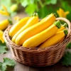 Golden Zucchini Squash Seeds - Heirloom Summer Squash, 25 Seeds, Cucurbita pepo - Image 1