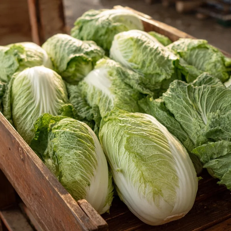 Heirloom Napa Cabbage Seeds – Chinese Cabbage – 100 Seeds – Easy Grow - Image 1