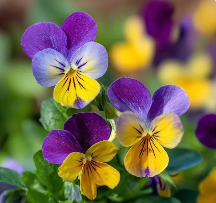 Johnny Jump Up Seeds – Viola Tricolor Helen Mount – 120 Flower Seeds – Colorful Garden Blooms - Image 2