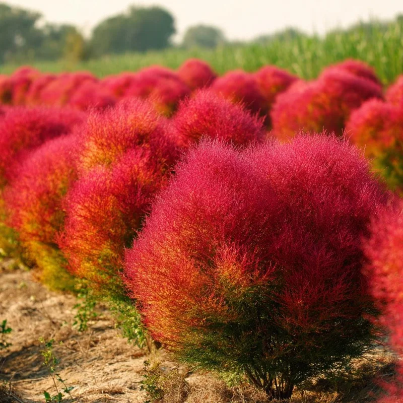 Kochia Scoparia Seeds – Burning Bush Summer Cypress – 30 Seeds - Image 1