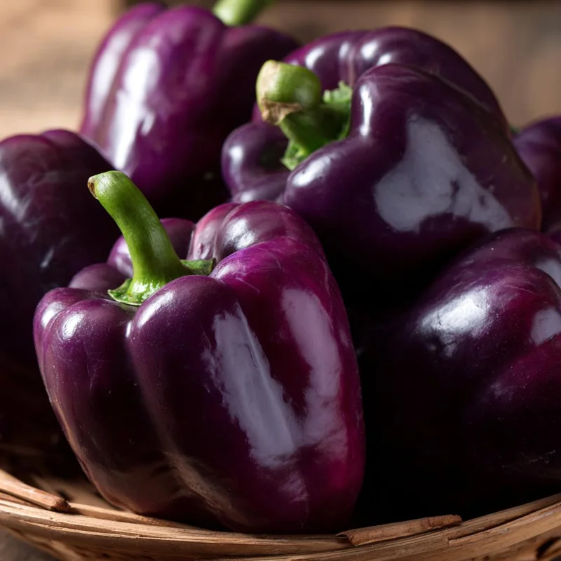 Lilac Sweet Bell Pepper Seeds - 30 Count - Mild, Crisp, Container Garden - Image 2