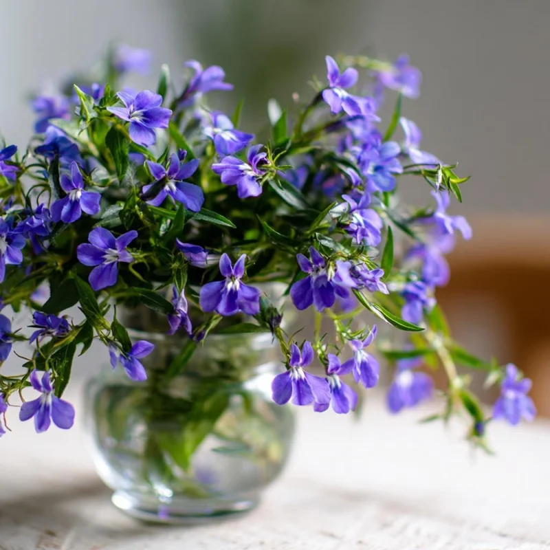 Lobelia Crystal Palace Seeds – Violet-Blue Edging Flowers, 50 Seeds - Image 1