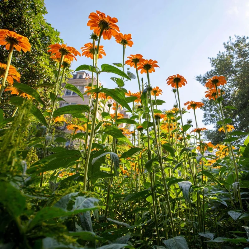 Mexican Sunflower Seeds - Tithonia rotundifolia - 50 Seeds - Bright Orange Blooms - Pollinator Magnet - Image 2