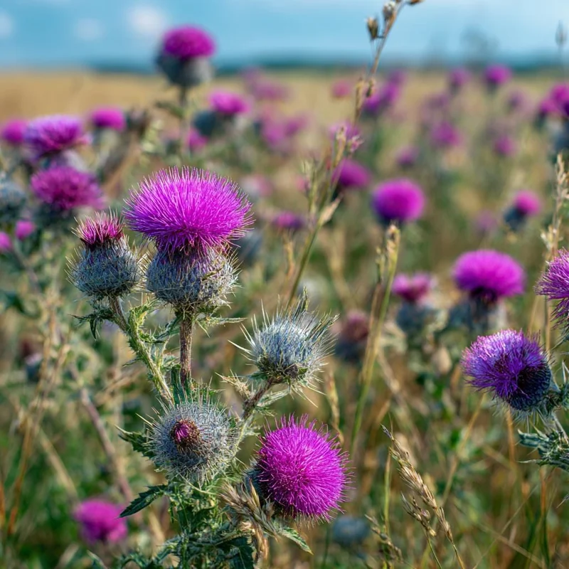 Milk Thistle Seeds - 30 Count Heirloom Medicinal & Culinary Herb - Image 2