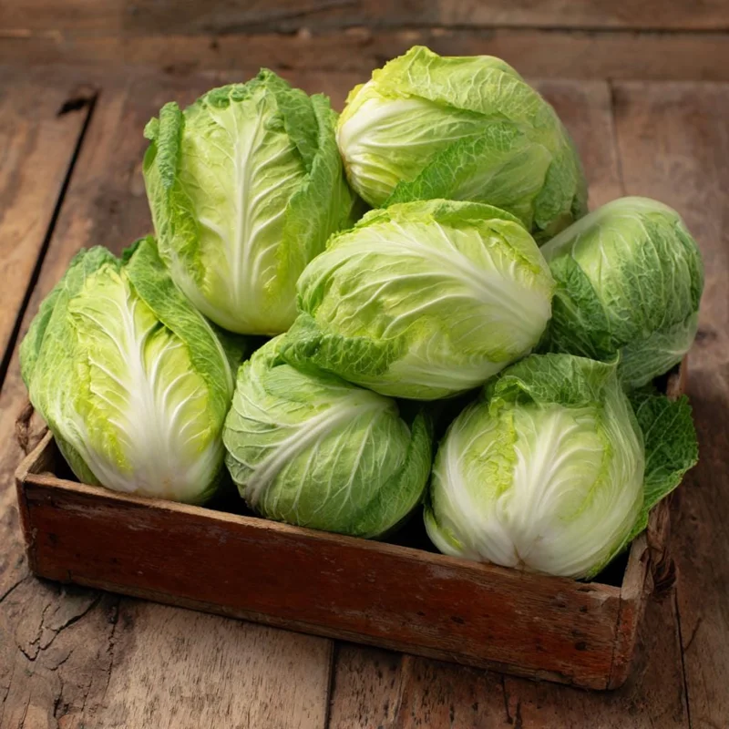Mini Kisaku Napa Cabbage Seeds – 50 Count – Compact Chinese Cabbage for Containers - Image 1