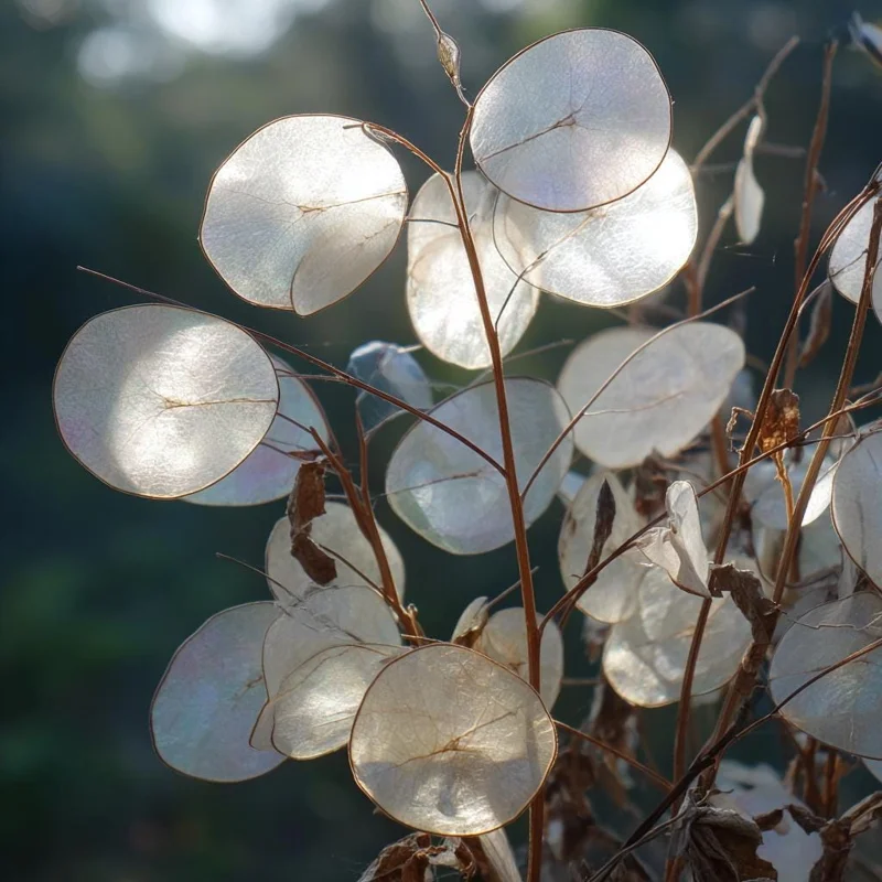 Money Plant Seeds - Lunaria Biennis Silver Dollar Plant - 50 Seeds Biennial - Image 3