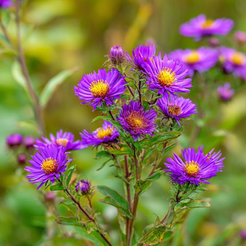 New England Aster Seeds - Vibrant Purple Blooms - 300 Seeds - Pollinator Friendly Perennial - Image 2
